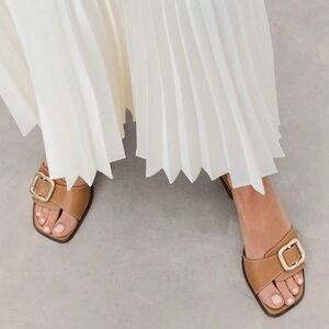 Flattered Jojo Leather Heel Sling back